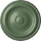 Ekena Millwork Maria Ceiling Medallion (Fits Canopies up to 1 3/4"), Hnd-Painted Athenian Green, 9 5/8"OD x 1 1/8"P CM09MAAGF - alternate 1